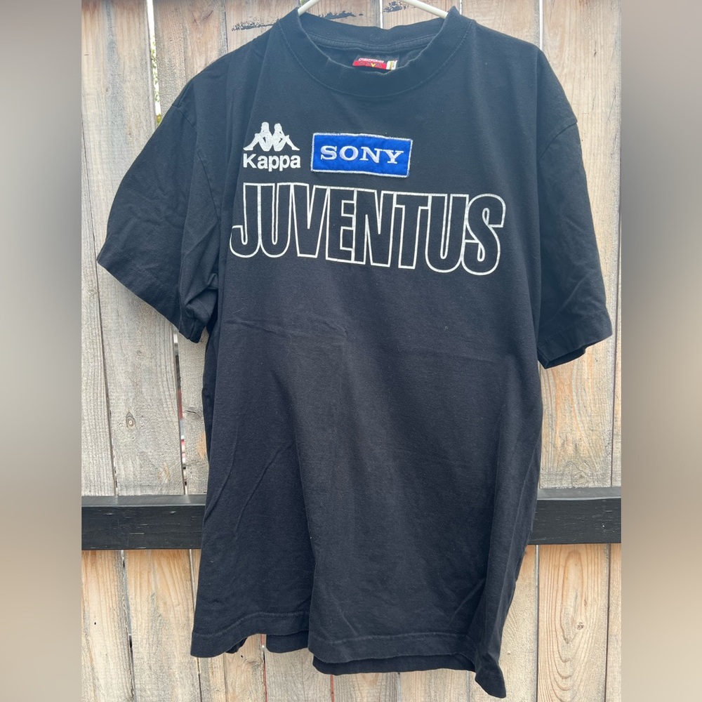 Vintage 1990’s Kappa Juventus TShirt Size XL Sony Patch